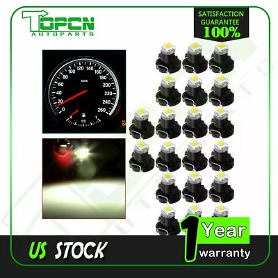 20pcs White 2835 1SMD LED T3 Neo Wedge Dash Panel A/C Climate Heater Lights Lamp • $10.49