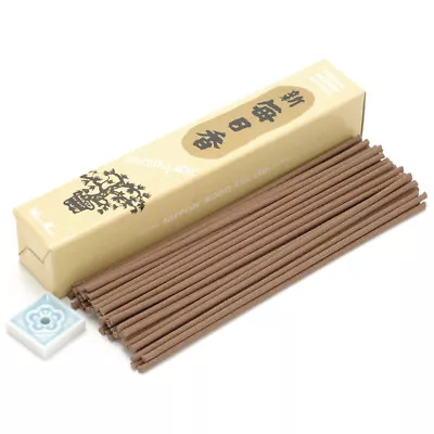 Japanese Nippon Kodo Morning Star VANILLA Incense 50 Sticks With Incense Holder • $7.95