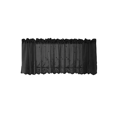 Kitchen Cafe Curtain Lace Valance Window Sheer Net Voile Short Panel Home Decora • $17.89