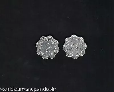 MALTA 2 MILS KM-5 X 100 Pcs Lot MALTESE CROSS EU SCALLOPED SHAPE EURO MONEY COIN • $59.99