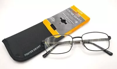 Reading Glasses Foster Grant T-23 Gun  MSRP $27.99  #554 • $13.49