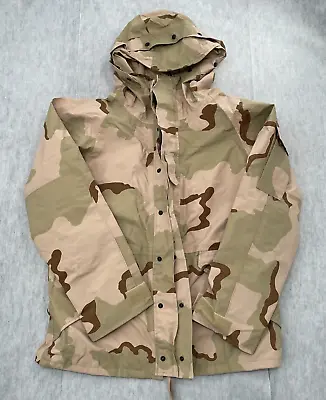 US Army Military Jacket Adult Medium Desert Camo Parka Cold Weather Coat Mens M • $89.96