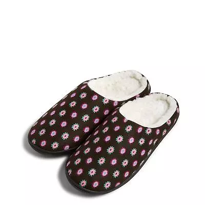 Vera Bradley Indoor/Outdoor Fleece Lined Slippers In Berry Medallion SMALL 6-6.5 • $23.69