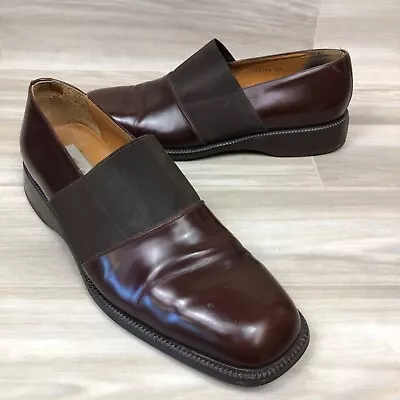 Mezlan Mens Size 14 M Brandy Wine Leather Slip On Dress Loafers • $36.99