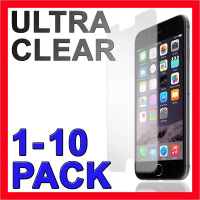 $1.95 • Buy Ultra Clear Screen Protector Film Guard Cover For Apple IPhone 5 5s 6 7 8 Plus X