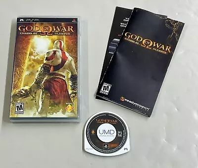 Sony God Od War Chains Of Olympus (PSP 2008) Complete - Tested - Super Fun! • $25.99