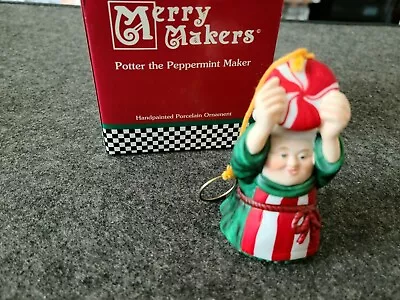 Dept. 56 Merry Makers-Potter The Peppermint Maker-Hanging Ornament - Ships Free! • $34.99