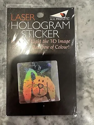 New Vintage 3D Holographic Rabbit Bunny Stickers Laser Hologram A.H. Prismatic • $149