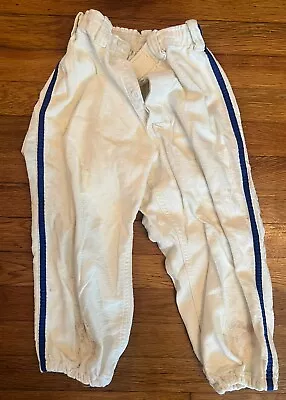 Vintage 50's 60s Rawlings Blue Stripe Baseball Pants Youth Medium • $29.99