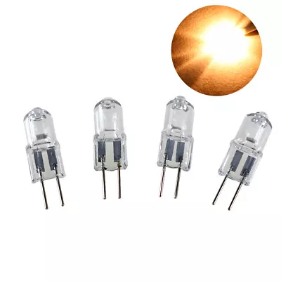 12V G4 HALOGEN BULBS - 5W 10W 20W Warm Light Globe - JC Bi-Pin - 2 6 10 Pcs Lots • $12.50
