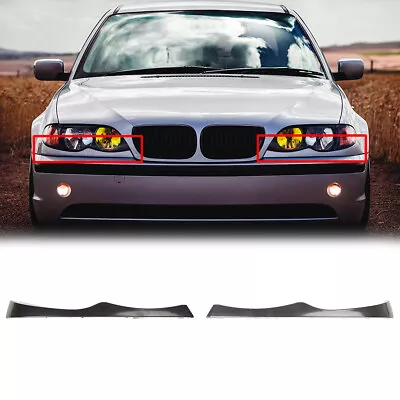 For Bmw 3 Series E46 2002-2005 Headlights Mouldings Trim Left+right Pair • $24.89