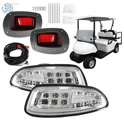 Golf Cart EZGO RXV LED Light Kit LED Headlights & Tail Light For 2008 09 10-2015 • $71.38
