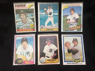 Mark Fidrych Rookie + Lot (6) 1977 Topps Rookie Cup O-Pee-Chee Detroit Tigers • $12