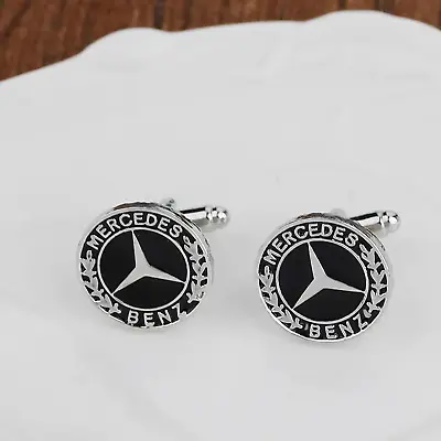 Mercedes Benz Cufflinks | Groomsmen Gifts | Wedding Cuff Link | Car Cufflinks • $7.45