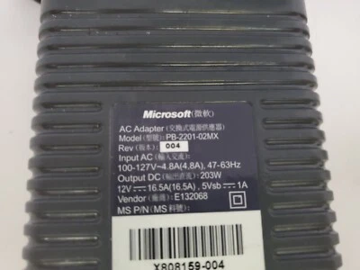 $24.95 • Buy 203w Official Genuine Pb-2201-02mx Microsoft  Xbox 360 Ac Power Supply Brick M24