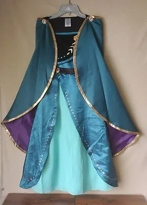 NWT!! Disney Girls Frozen 2 Long Sleeve Dress W/ Cape Anna Costume Size 7/8 • $12