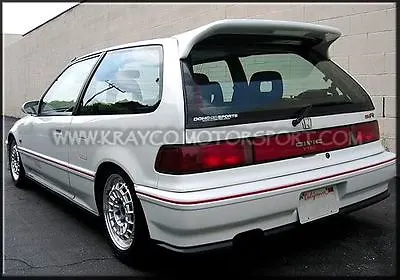 For JDM Civic Ef9 Ef2 Ef Hatch 88-91' Live Ducktail Spoiler  Wing Sports • $149