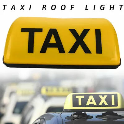 $16 • Buy Cab Roof Top Topper Car Magnetic Sign Lamp LED Light Waterproof DC 12V Drivers