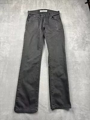 Express Kingston Classic Fit Straight Leg Jeans Men's 30x33 Black Denim Button • $14.95