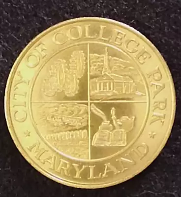 Large City Of College Park Maryland 25th Anniversary Medal 1945-1970 Medallion • $24.95