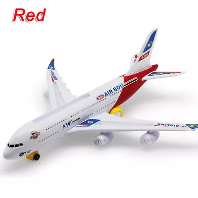 Toy Airplane Kids Electric Light & Music Airplane Airbus A380 Aeroplane Bump&Go • $48.03