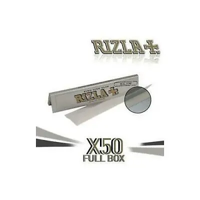 Rizla Silver King Size Ultra Thin Rolling Papers Slim Genuine Cigarette Smoking • £22.19