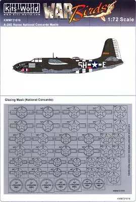 Kits World Decals 1/72 A-20G HAVOC NATIONAL MARKING PAINT MASK SET • $12.99