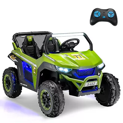 2-Seater Kids Ride On UTV 12V Battery Powered Electric Car W/ Remote Control • £179.95