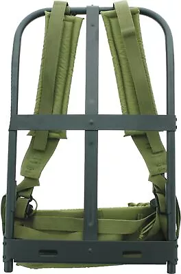 	New Black Military Alice Pack Frame With Olive Drab Suspender Straps & LC-1	 • $102.88