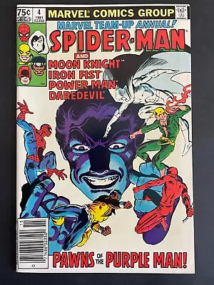 Marvel Team-Up Annual #4 Spider-Man & Moon Knight Marvel 1981 Comics NM • $14.99