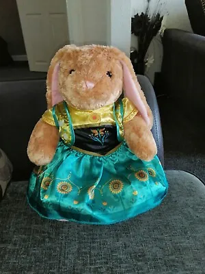 £6 • Buy Build A Bear Bunny With Dress Plush Soft Toy Height 38cm