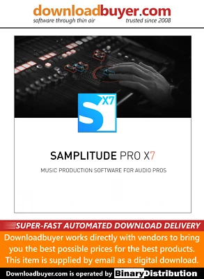 £237.71 • Buy MAGIX Samplitude Pro X7 - [Download]