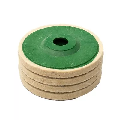 4Pcs 125mm Wool Buffing Wheel Felt Polishing Pad Set For Repairing Scratches • $20.10