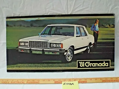 Dealer Showroom Sign/Promotional Poster 1981 Ford Granada 81 Dealership Promo  • $299.99