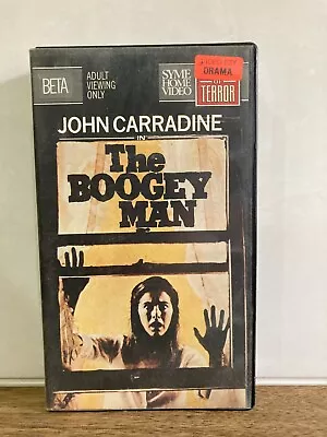 THE BOOGEY MAN Movie BETA BETAMAX BETACORD Small Box Ex Rental John Carradine • $74.95