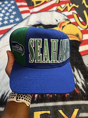 Vintage Seattle Seahawks Hat • $50
