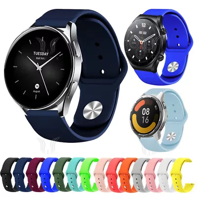 For Xiaomi Watch S3 / S1 Active / S1 Pro /Watch 2 Pro Silicone Sports Strap Band • £3.58