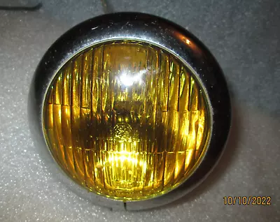 Rare Vintage S & M Lamp Co. No. 470 Amber Fog Light Driving Lamp Oem One Only • $364.26