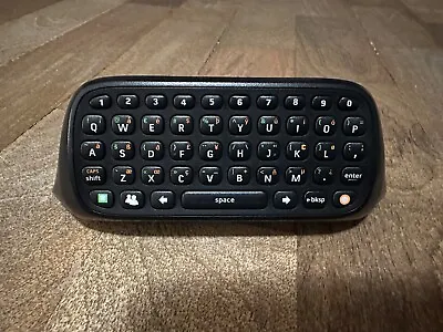 Microsoft Xbox 360 Chatpad Keyboard For Controller Black Tested And Working • $8