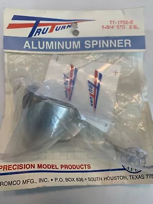 Tru Turn Aluminum Spinner 1 3/4” Std. 2 Blade TT-1752-B Precision Model Prod. • $29.99