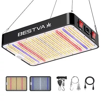 BESTVA 2024 Newest Upgrade 1000W Led Grow Light With High Yield Diodes Full S... • $86.44