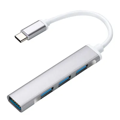 USB-C Type C To USB 3.0 4 Port Hub Splitter For PC Mac Phone MacBook Pro IPad • $4.29