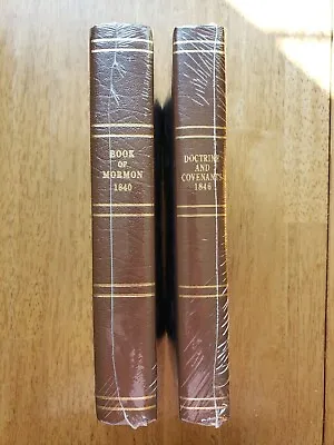 Nauvoo 1840 Book Of Mormon And 1846 Doctrine & Covenants LDS Latter-day Saint • $230