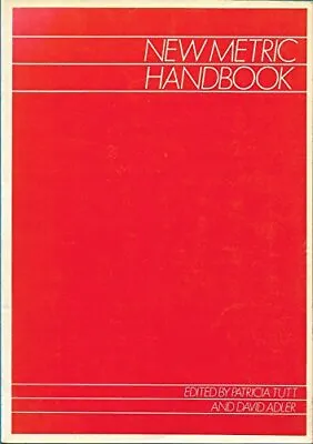 New Metric Handbook TUTT P Used; Good Book • £3.36