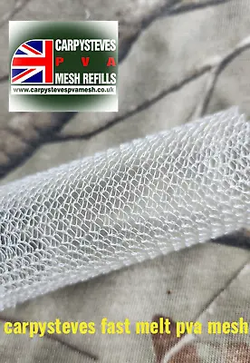 Carpysteves 35mm Wide Fast Melt PVA Mesh Refills • £3