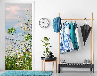 £275.99 • Buy 3D Flower Grass B2720 Door Wall Mural Photo Wall Sticker Decal Skromova Marina