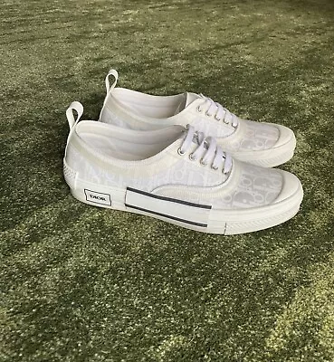 Dior Low Top Sneakers White Size (44) Made In Italy Excellent Condition • $775