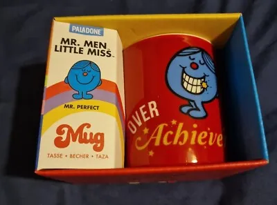 £5.99 • Buy Little Miss/Mr Men Double Sided Mug Mr Perfect/Over Achiever Brand New & Boxed 