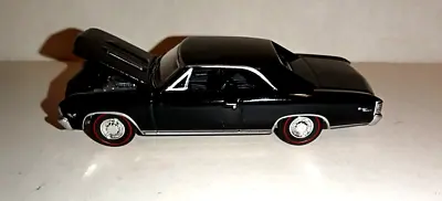 Auto World - 1/64-Scale - 1967 Chevrolet Chevelle SS 396 - Black - W/Real Riders • $10.50