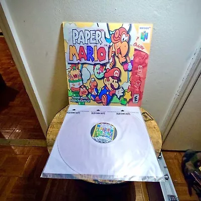 Paper Mario Nintendo N64 Soundtrack Vinyl Record • $49.99